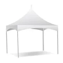 10x10 white high peak frame tent